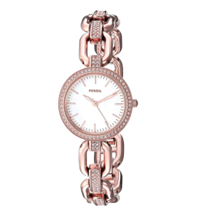 Watch strap Fossil ES4123 Stainless steel Rosé